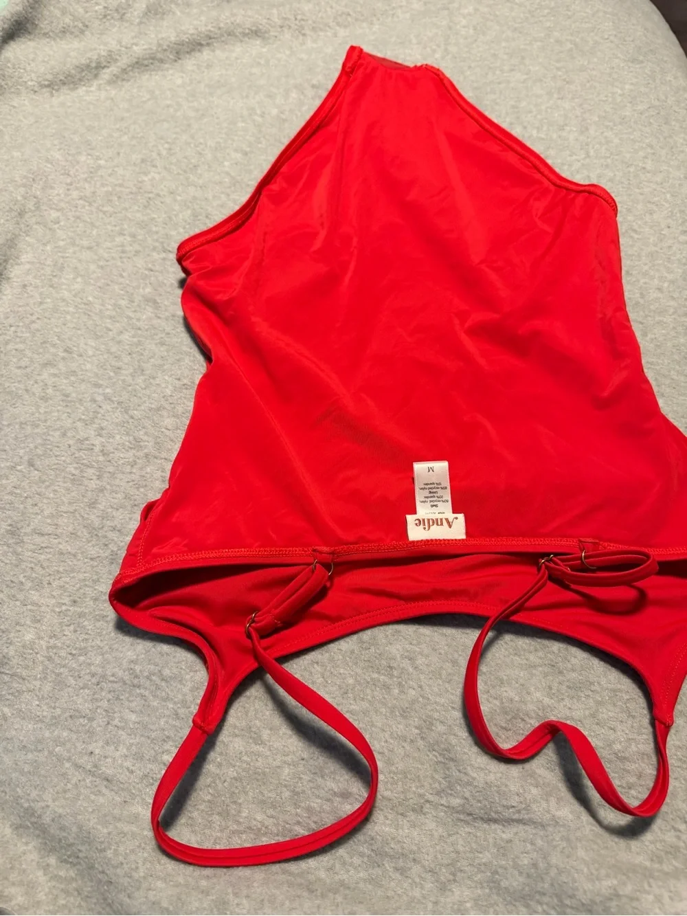 Classic Red One-Piece Swimsuit for Kids